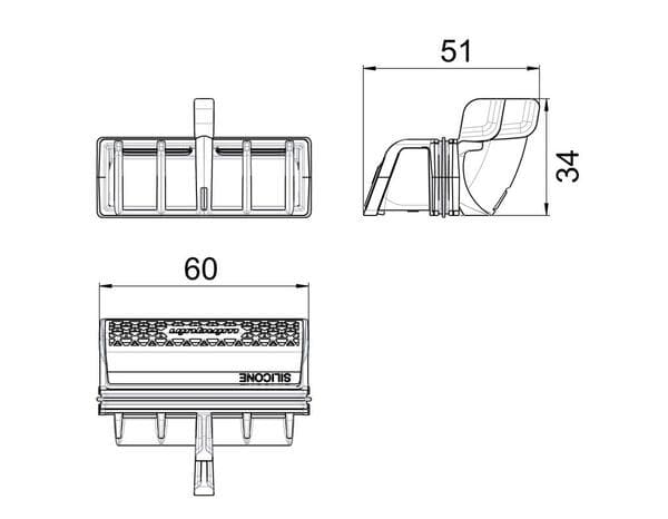 Cartouche membrane et filtre "Slim+" - 60 x 51 x 34 mm - Wirquin - Brico Dépôt