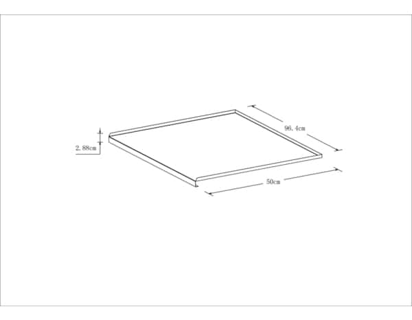 Plaque anti-humidité pour meuble sous-évier - L. 100 x P. 50cm - GoodHome - Brico Dépôt