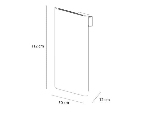 Radiateur électrique en acier "Terencia" vertical 1500 W - Bodner - Brico Dépôt