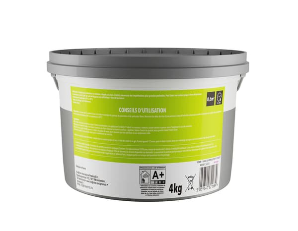 Enduit multifonctions pour surfaces texturées, en pâte - Pot 4 kg - Brenner - Brico Dépôt