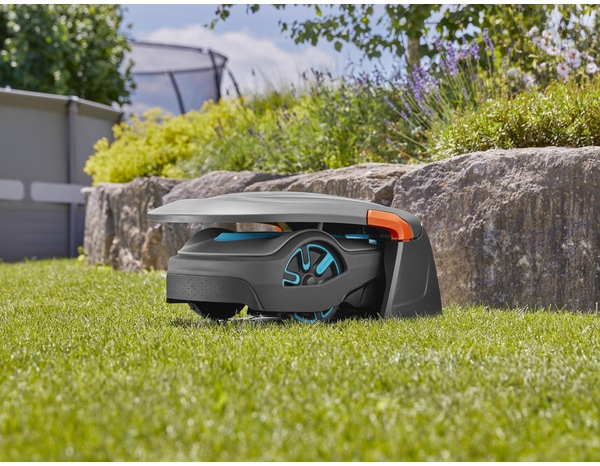 Robot tondeuse connecté Sileno life 1000m² Bluetooth - Gardena - Brico Dépôt