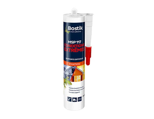 Mastic colle de fixation conditions extrêmes MSP 117  "Bostik" – Cartouche de 290ml - Bostik - Brico Dépôt