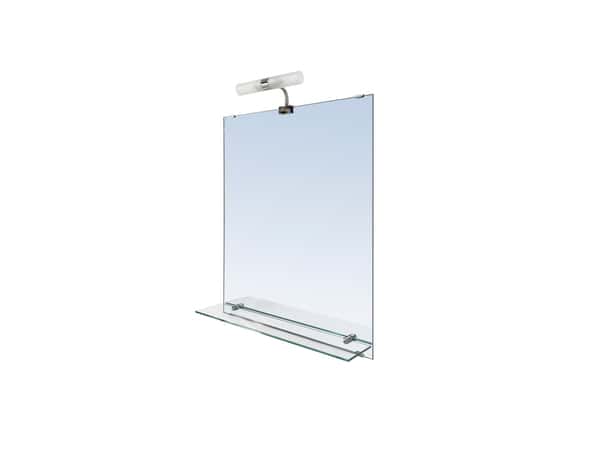 Miroir LED "Clarach" L. 50 x H. 60cm - Brico Dépôt