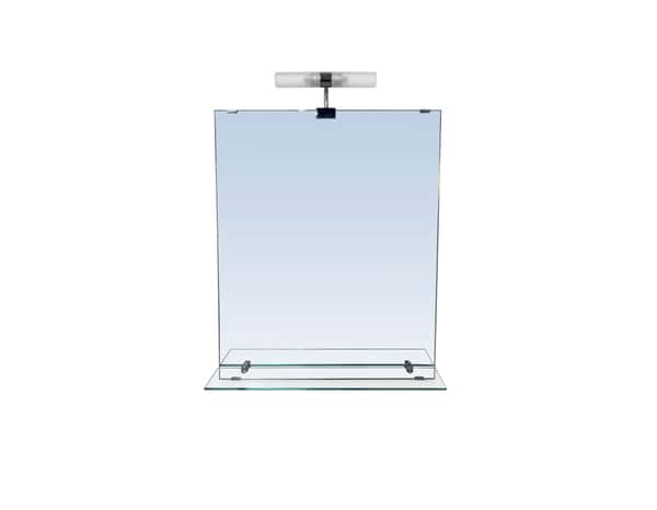 Miroir LED "Clarach" L. 50 x H. 60cm - Brico Dépôt