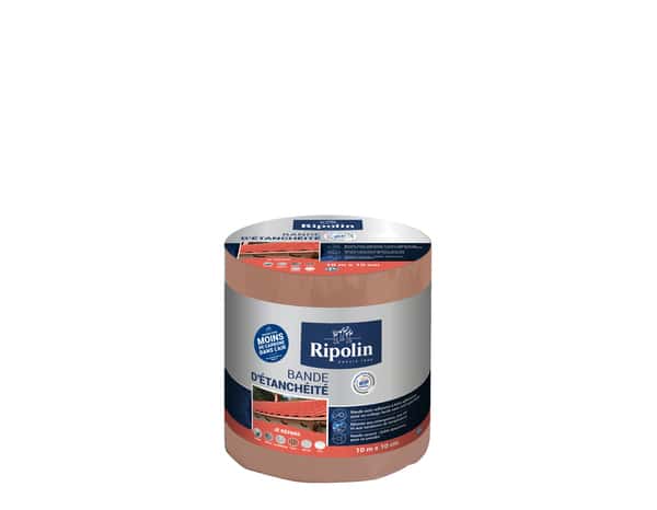 Bande d'étanchéité terre cuite 10 m x 10 cm - Ripolin - Brico Dépôt