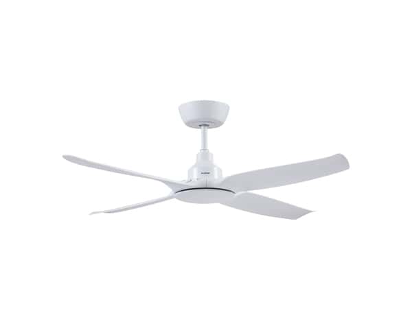 Ventilateur de plafond 4 pales blanc - H. 36,2 x l. 122 cm - Bodner - Brico Dépôt