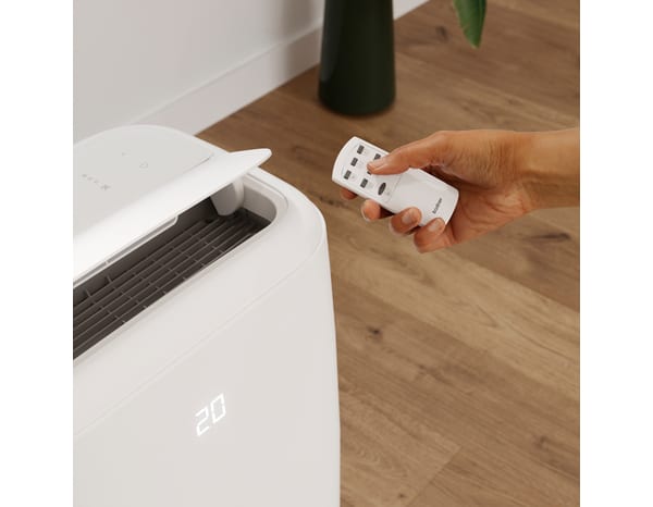 Climatiseur mobile "Kuban" blanc, 9000 BTU - H. 71,5 x l. 44 x P. 33,5 cm - Bodner - Brico Dépôt