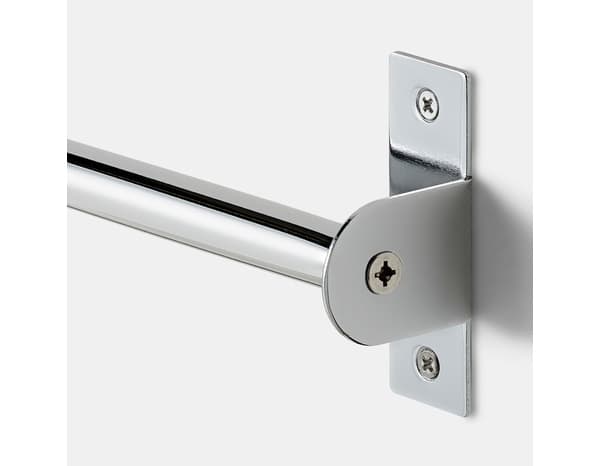 Barre de crédence chrome L. 60cm - GoodHome - Brico Dépôt