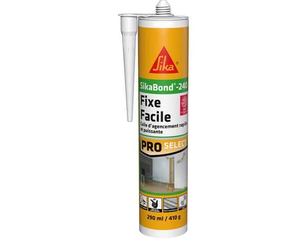 Colle SikaBond 240 fixe facile - cartouche 290 ml - Sika - Brico Dépôt