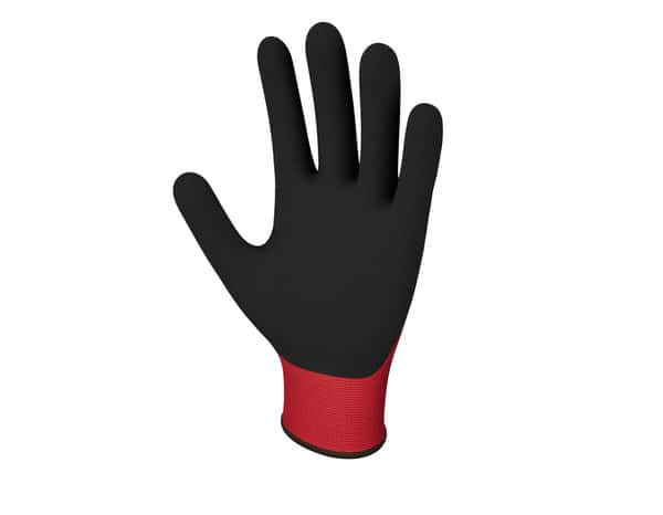 Gants en nitrile tous travaux T10 rouges et noirs - Site - Brico Dépôt