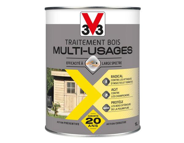 Traitement bois multi-usages 1L - V33 - Brico Dépôt