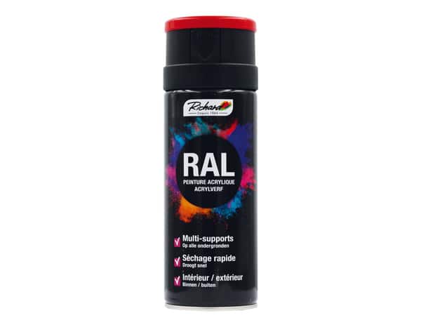 Aerosol 400 ml RAL3000 Rouge - Richard - Brico Dépôt