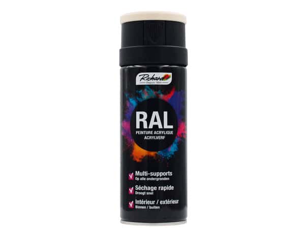 Aerosol multi-supports 400 ml Ral 1015 Ivoire - Richard - Brico Dépôt