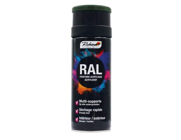 Aerosol 400 ml RAL6005 Vert - Richard - Brico Dépôt