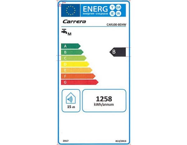 Chauffe-eau multi-position 93 L - H. 109 x L. 57 x P. 32 cm - Carrera - Brico Dépôt