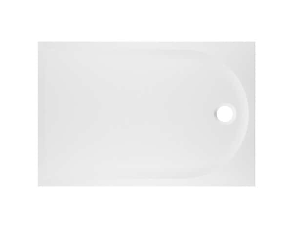 Receveur de douche extra-plat résine rectangulaire 90x120cm blanc "CALICIA" - Cooke and Lewis - Brico Dépôt