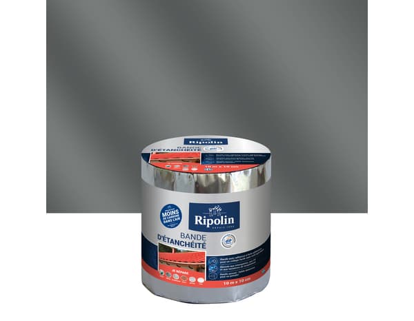 Bande d'étanchéité aluminium 10 m x 10 cm  - Ripolin - Brico Dépôt