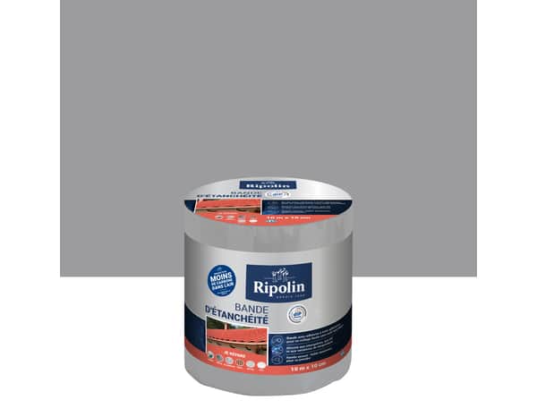 Bande d'étanchéité grise 10 m x 10 cm  - Ripolin - Brico Dépôt