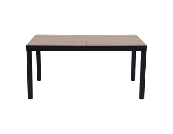 Table extensible noire "ERIBA" - 160/240 x 100 x H. 75 cm. - Blooma - Brico Dépôt