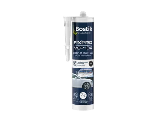 Colle de fixation MSP104 auto & bateau couleur noir - Cartouche 290 ml - Bostik - Brico Dépôt