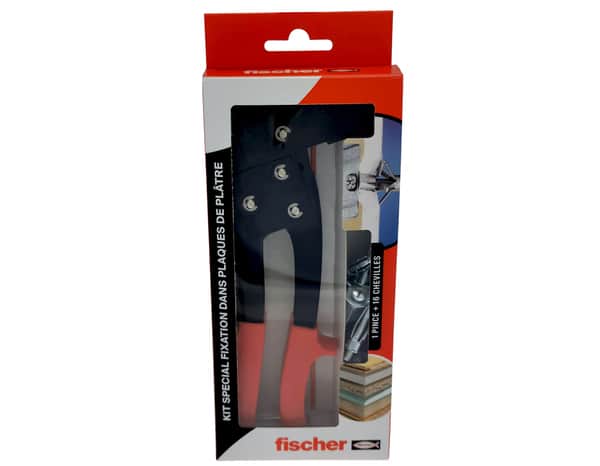 Kit complet de fixation corps creux - pince à expansion, chevilles et vis à métaux - Fischer - Brico Dépôt