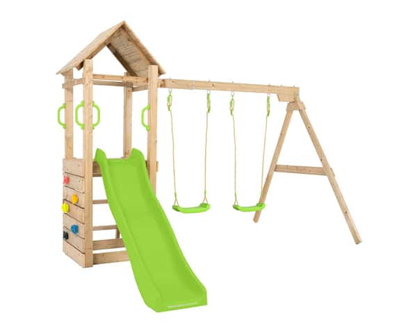 Aire de jeux en bois "Gessette" - : L. 275 x l. 290 x H. 210 cm - Brico Dépôt