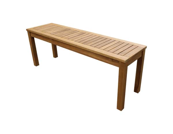 Banc en acacia "LEOTIS" - L. 124 x P. 34 x H.45 cm - Blooma - Brico Dépôt