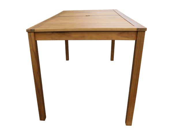 Table en acacia "LEOTIS" - L. 144 x P. 75 x H. 75 cm. - Blooma - Brico Dépôt