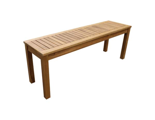 Banc en acacia "LEOTIS" - L. 124 x P. 34 x H.45 cm - Blooma - Brico Dépôt