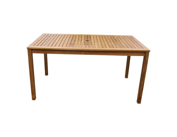 Table en acacia "LEOTIS" - L. 144 x P. 75 x H. 75 cm. - Blooma - Brico Dépôt