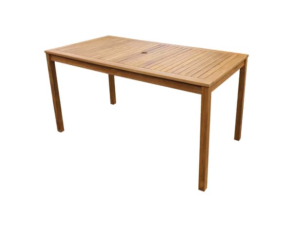 Table en acacia "LEOTIS" - L. 144 x P. 75 x H. 75 cm. - Blooma - Brico Dépôt