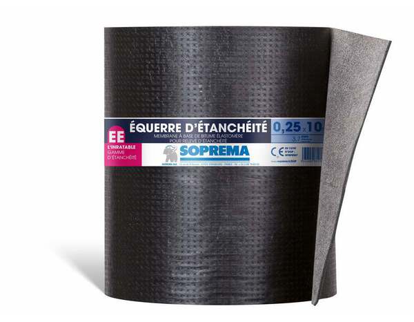 Equerre d'étanchéité - rouleau de 10 x 0,25  M  - Soprema - Brico Dépôt