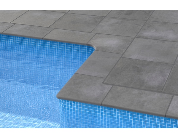 Margelle anthracite 50 x 30 x 3 - Brico Dépôt