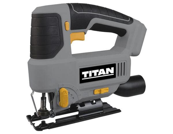 Perceuse visseuse à percussion + scie sauteuse 18V + 2 batterie 2 Ah + chargeur - Titan - Brico Dépôt