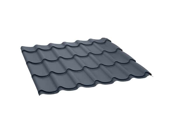 Tôle en acier galvanisé gris anthracite - L. 3 x l. 1,10 m - Brico Dépôt