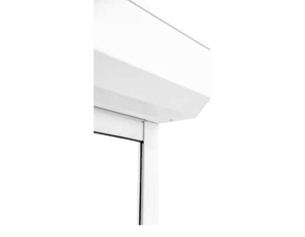 Volet roulant motorisé radio aluminium blanc 215 x 140 cm - Geom - Brico Dépôt