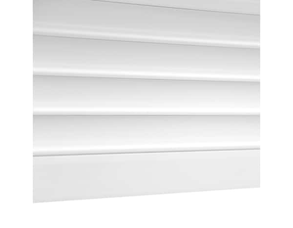 Volet roulant solaire motorisé aluminium blanc 155 x 90 cm - Geom - Brico Dépôt