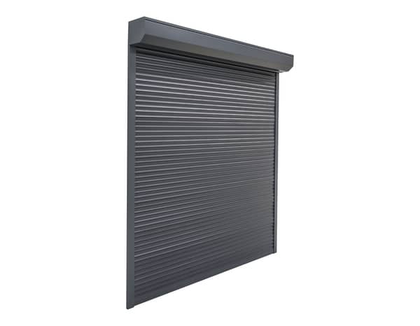 Volet roulant aluminium gris 125 x 120 cm - Geom - Brico Dépôt