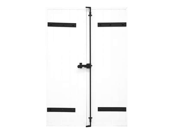 Volet battant 2 panneaux PVC blanc 215 x 120 cm - Geom - Brico Dépôt