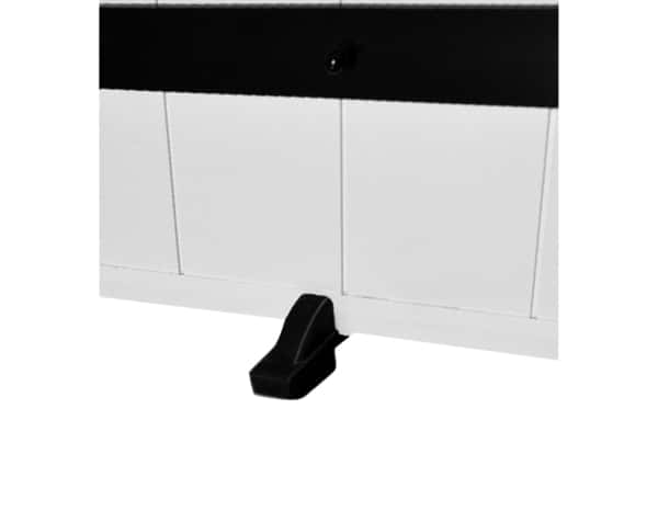 Volet battant 2 panneaux PVC blanc 215 x 120 cm - Geom - Brico Dépôt