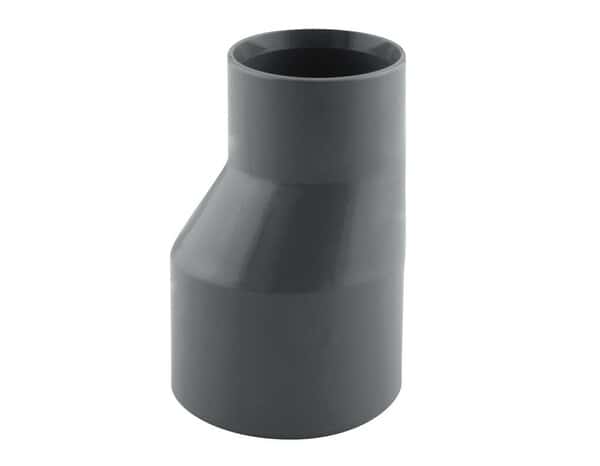 Réduction excentrée PVC pour l'évacuation gravitaire des eaux usées et pluviales M/F 80x40 mm - Fitt - Brico Dépôt