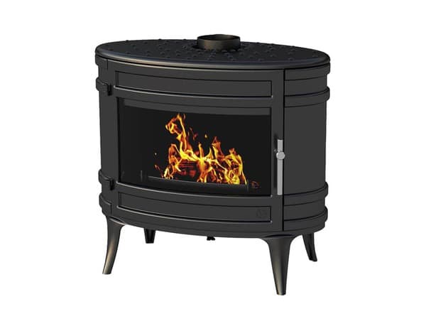 Poêle à Bois "Mandor" 12 kW - H.788 x l. 820 x P.460 mm - Invicta - Brico Dépôt