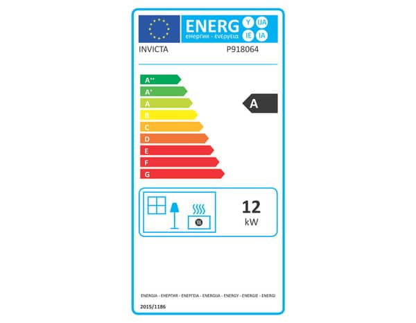 Poêle à Bois "Mandor" 12 kW - H.788 x l. 820 x P.460 mm - Invicta - Brico Dépôt