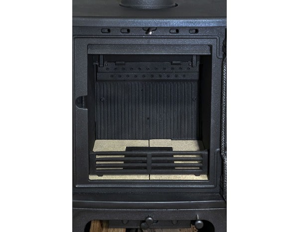 Poêle à Bois "Fogo" 6,5 kW - H. 811 x l. 415 x P. 295 mm - Brico Dépôt