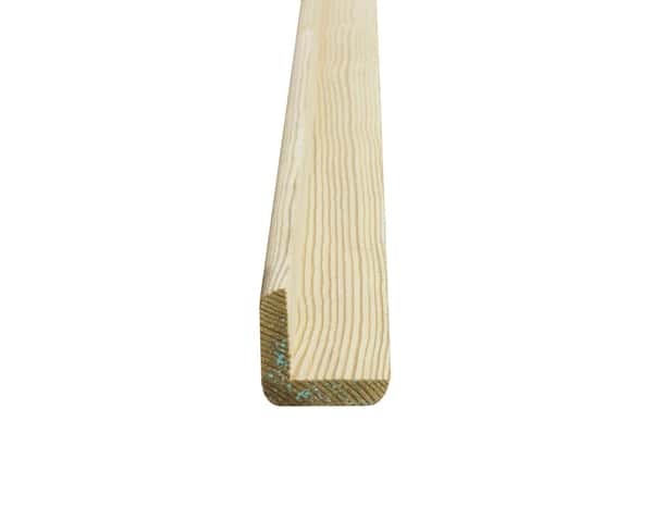 Moulure d'angle en bois -  2,4M 4,6X4,6CM - Brico Dépôt