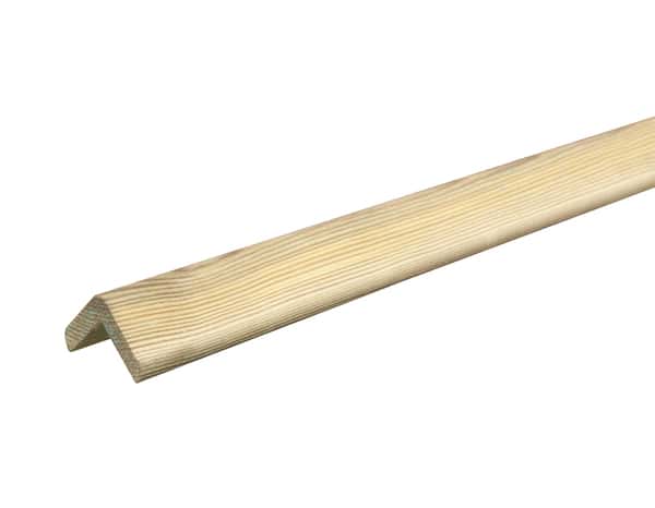 Moulure d'angle en bois -  2,4M 4,6X4,6CM - Brico Dépôt