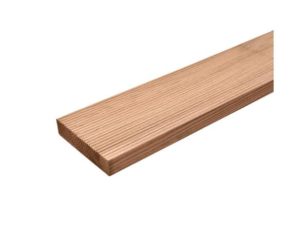 Lame de terrasse en bois marron - 2400 x 95 x 2 mm - Brico Dépôt