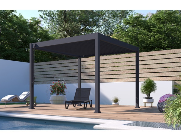 Pergola lames orientables - Brico Dépôt