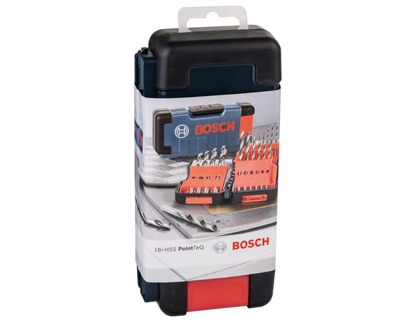 Coffret de 18 forets POINTTEQ ToughBox haute performance - Bosch - Brico Dépôt