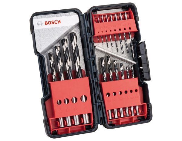 Coffret de 18 forets POINTTEQ ToughBox haute performance - Bosch - Brico Dépôt